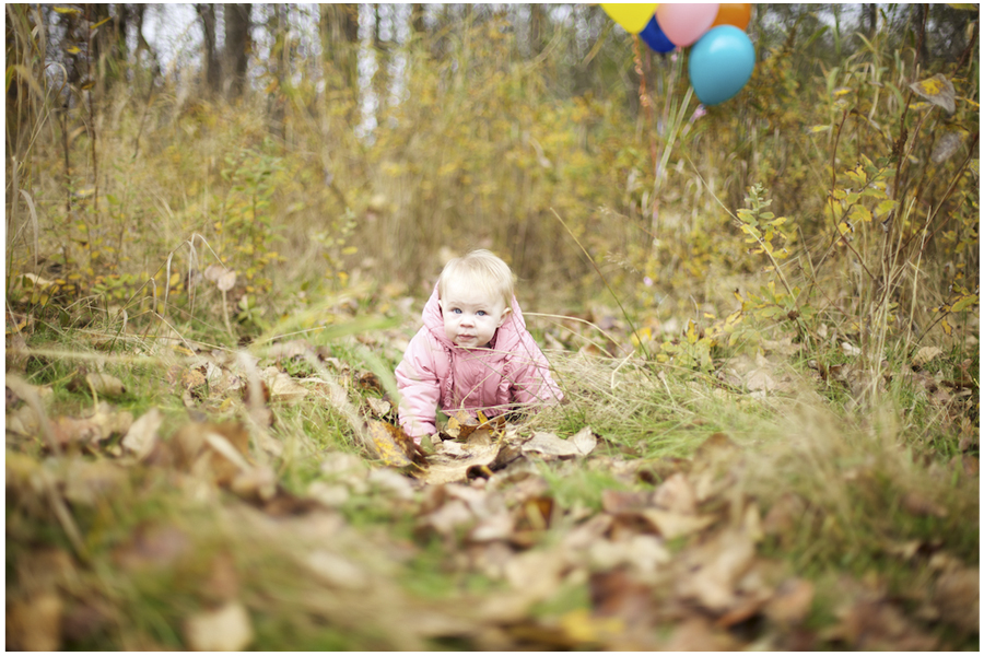 Alice 1 year photoshoot